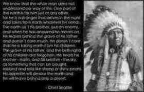 Chief Seattle quotes