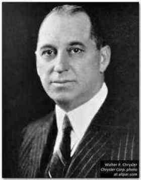 Walter Chrysler quotes