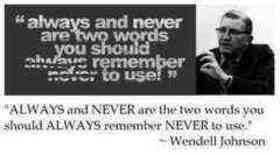 Wendell Johnson quotes